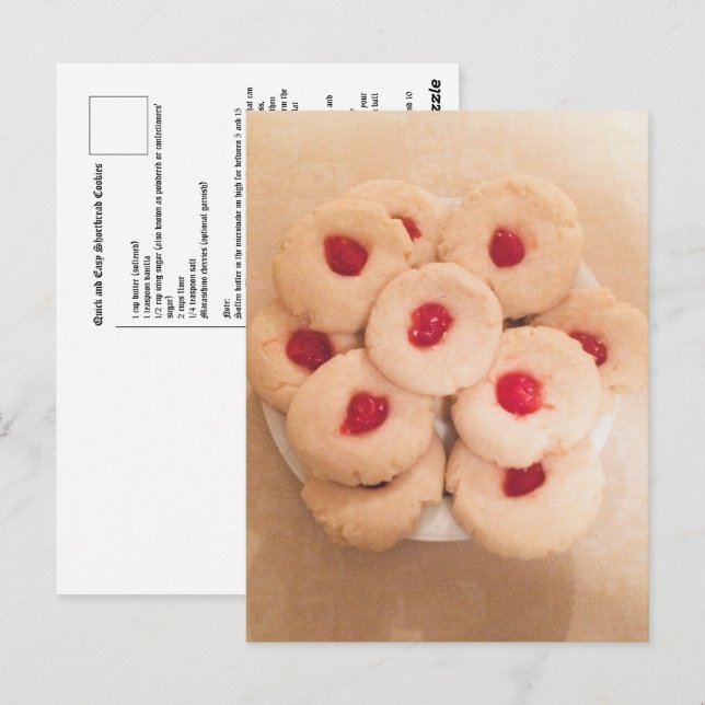 Shortbread Cookie Postcard (Front/Back)