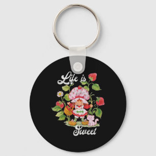 Shortcake Life Is Sweet Vintage Berry Garden  Keychain