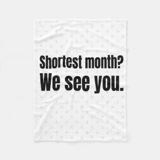 Shortest Month We See You! – Black History Every D Fleece Blanket