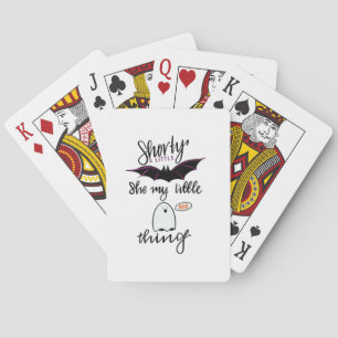 Shorty Batty Funny Retro Playing Cards