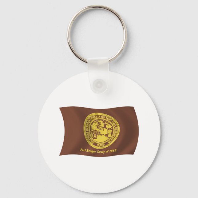 Shoshone Bannock Tribes Flag Keychain (Front)