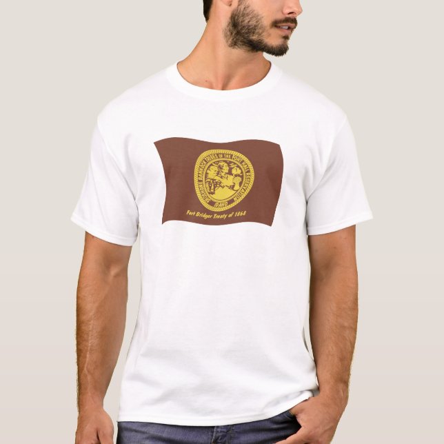 Shoshone Bannock Tribes Flag Shirt (Front)