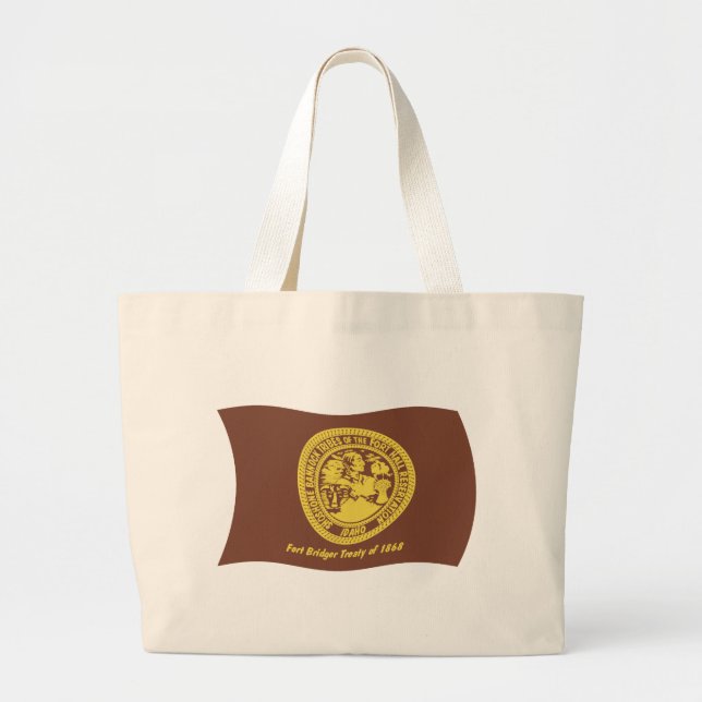 Shoshone Bannock Tribes Flag Tote Bag (Front)