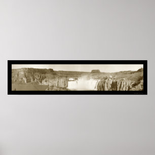 Shoshone Falls Idaho Photo 1909 Poster