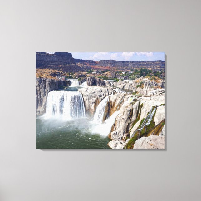 Shoshone Falls on the Snake River, Idaho Canvas Print (Front)