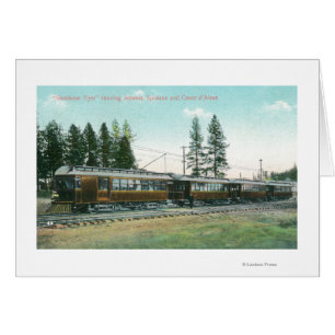 Shoshone Flyer Train off to Spokane