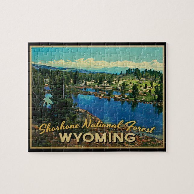 Shoshone National Forest Wyoming Jigsaw Puzzle (Horizontal)