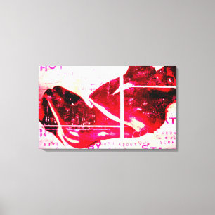 shot by state canvas print