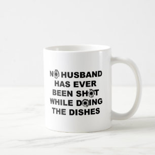 Shot Doing Dishes Funny Mug