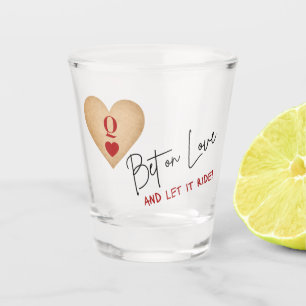 Shot Glass Bet on Love, Casino Party/Wedding