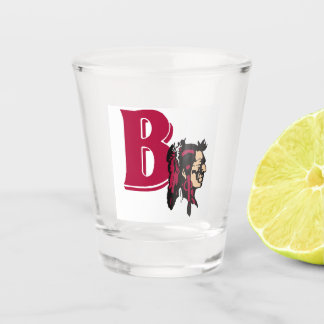 Shot Glass:  Bethel Braves (00104) Shot Glass