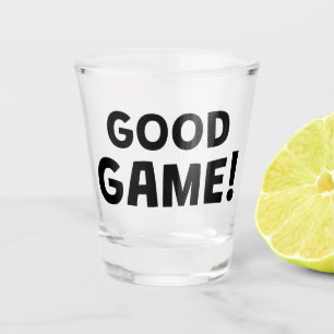 Shot Glass Good Game Funny Sports Bar Gift