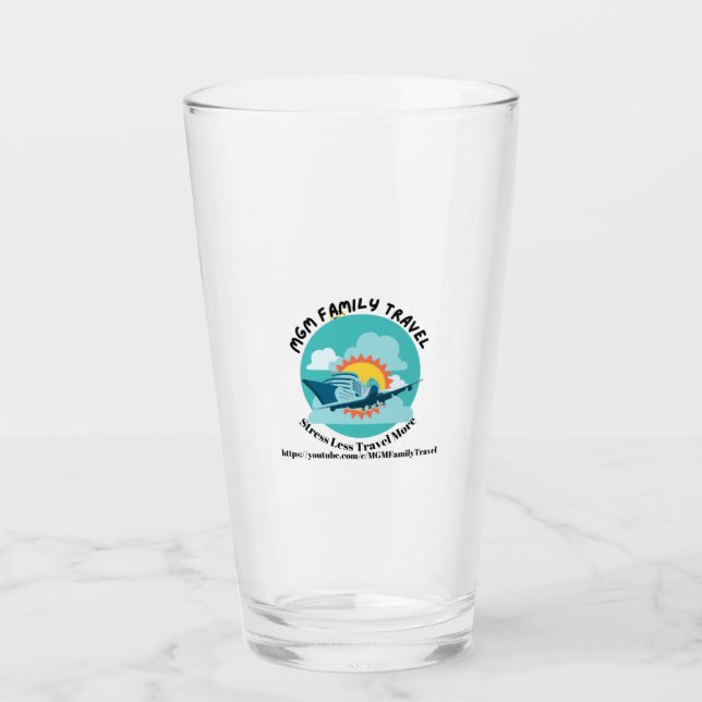 Shot Glass MGM Family Travel (Front)