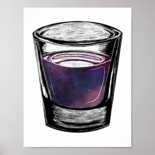 shot glass poster