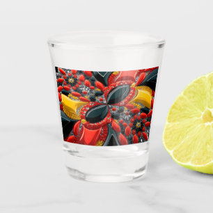 Shot glass with German Colours