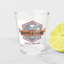 Shot glass with Logo