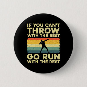 Shot Put Art For Men Women Shot Put Throwing Shot 2 Inch Round Button
