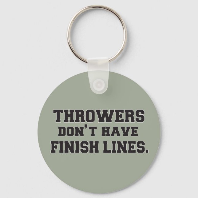 Shot Put Discus Hammer Javelin Throw Keychain (Front)
