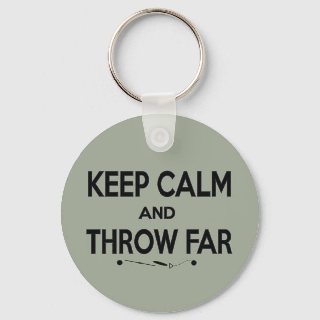 Shot Put Discus Javelin Hammer Throw Keychain (Front)