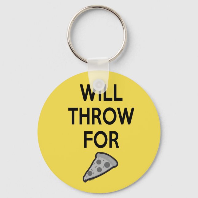 Shot Put Discus Javelin Hammer Thrower Shirt Keychain (Front)
