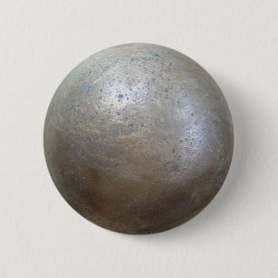 shot put implement 2 inch round button