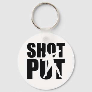 Shot put keychain