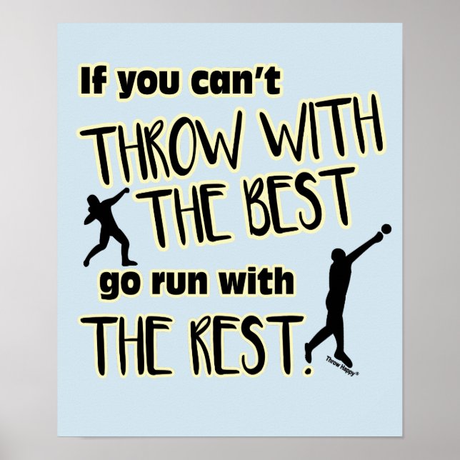 Shot Put Throw Avec Le Meilleur Poster (Devant)
