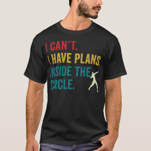 Shot Putt Athlete Shot Putter Plans inside Circle T-Shirt