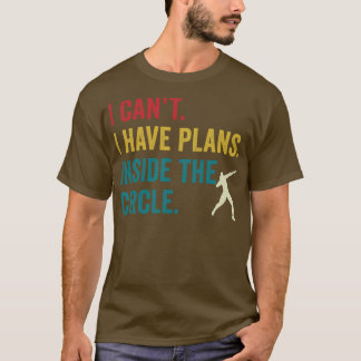 Shot Putt Athlete Shot Putter Plans inside Circle T-Shirt