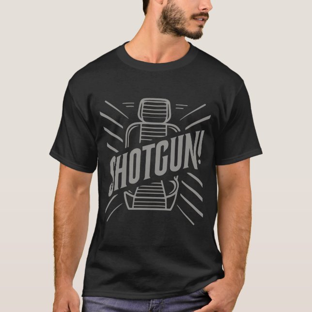 Shotgun! Road Trip T-Shirt (Front)
