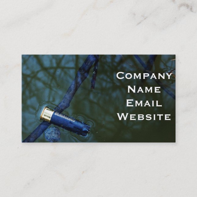 Shotgun Shell Business Card (Front)