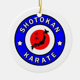 Shotokan Karate Ceramic Ornament