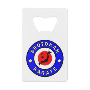 Shotokan Karate Credit Card Bottle Opener