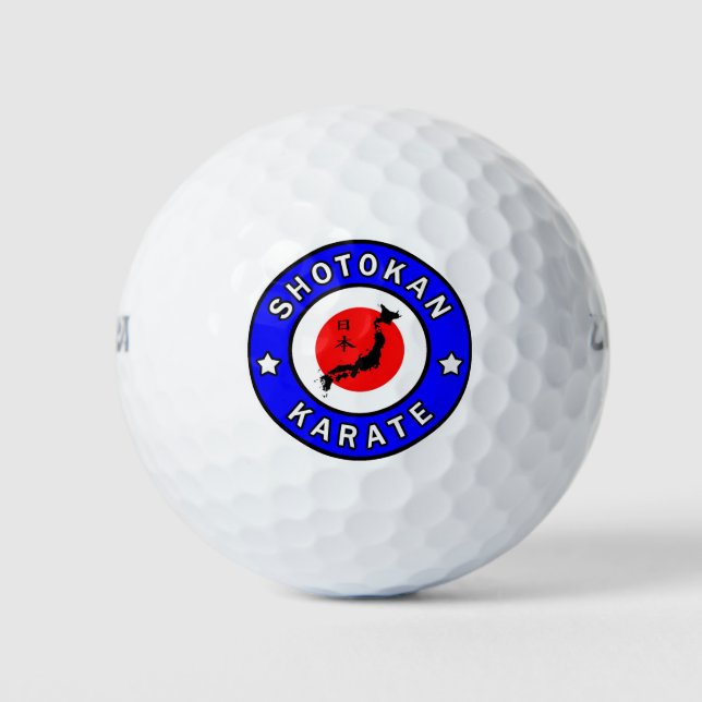 Shotokan Karate Golf Balls (Front)