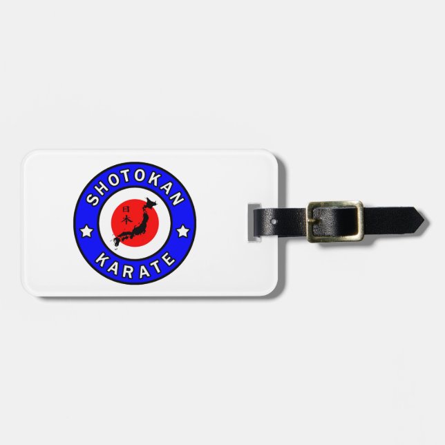 Shotokan Karate Luggage Tag (Front Horizontal)