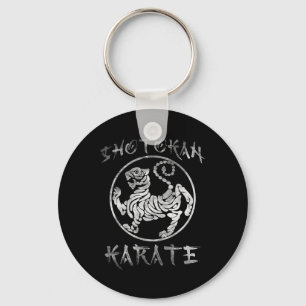 Shotokan Karate Symbol Tiger Dojo Training Kanji V Keychain