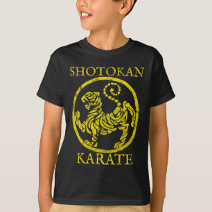 Shotokan Karate Vintage Distressed Karate Gi Logo T-Shirt