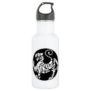 SHOTOKAN TIGER BLACK AND WHITE 532 ML WATER BOTTLE