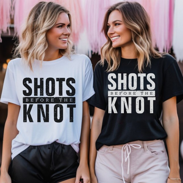 Shots Before the Knot Bachelorette Party T-Shirt (Shots Before the Knot Bachelorette Party T-Shirt)