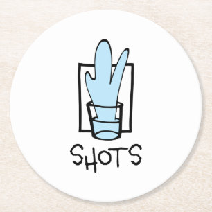Shots - Square Coasters