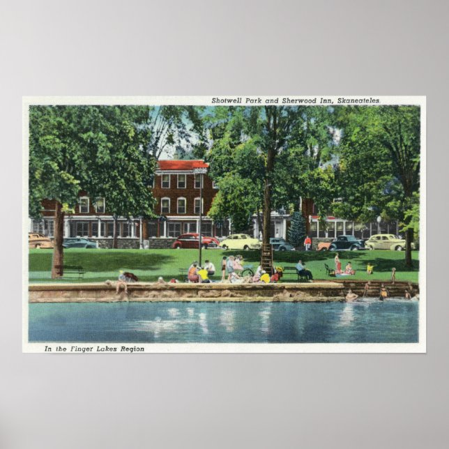 Shotwell Park and Sherwood Inn Scene Poster (Front)