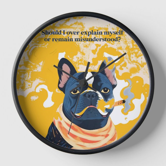 Should I Over Explain Myself  Clock (Front)