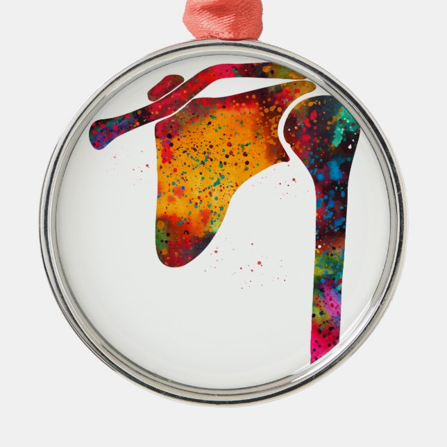 Shoulder Bones Metal Ornament (Front)