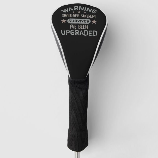 Shoulder Surgery Humour Upgraded Golf Head Cover (Front)