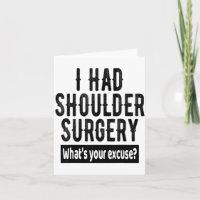 Shoulder Surgery Recovery Quote Funny Get Well Soo