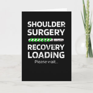 Shoulder Surgery Recovery   Shoulder Replacement Card
