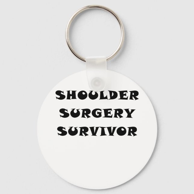 Shoulder Surgery Survivor Keychain (Front)