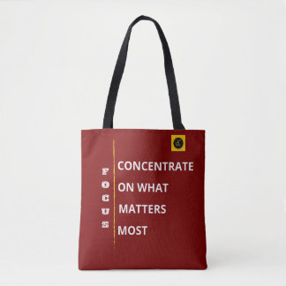 Shoulder Tote Bag - Focus Vibe