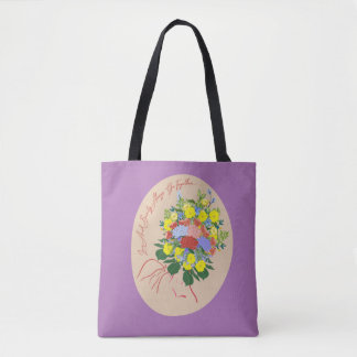 Shoulder Tote Bag: Love and Beauty Go Together Bag