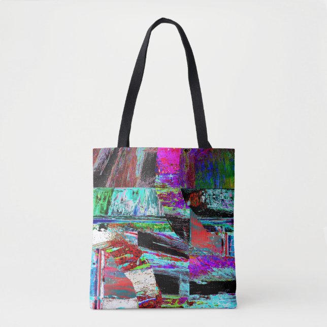 Shoulder Tote – Neon Pulse Bag (Front)